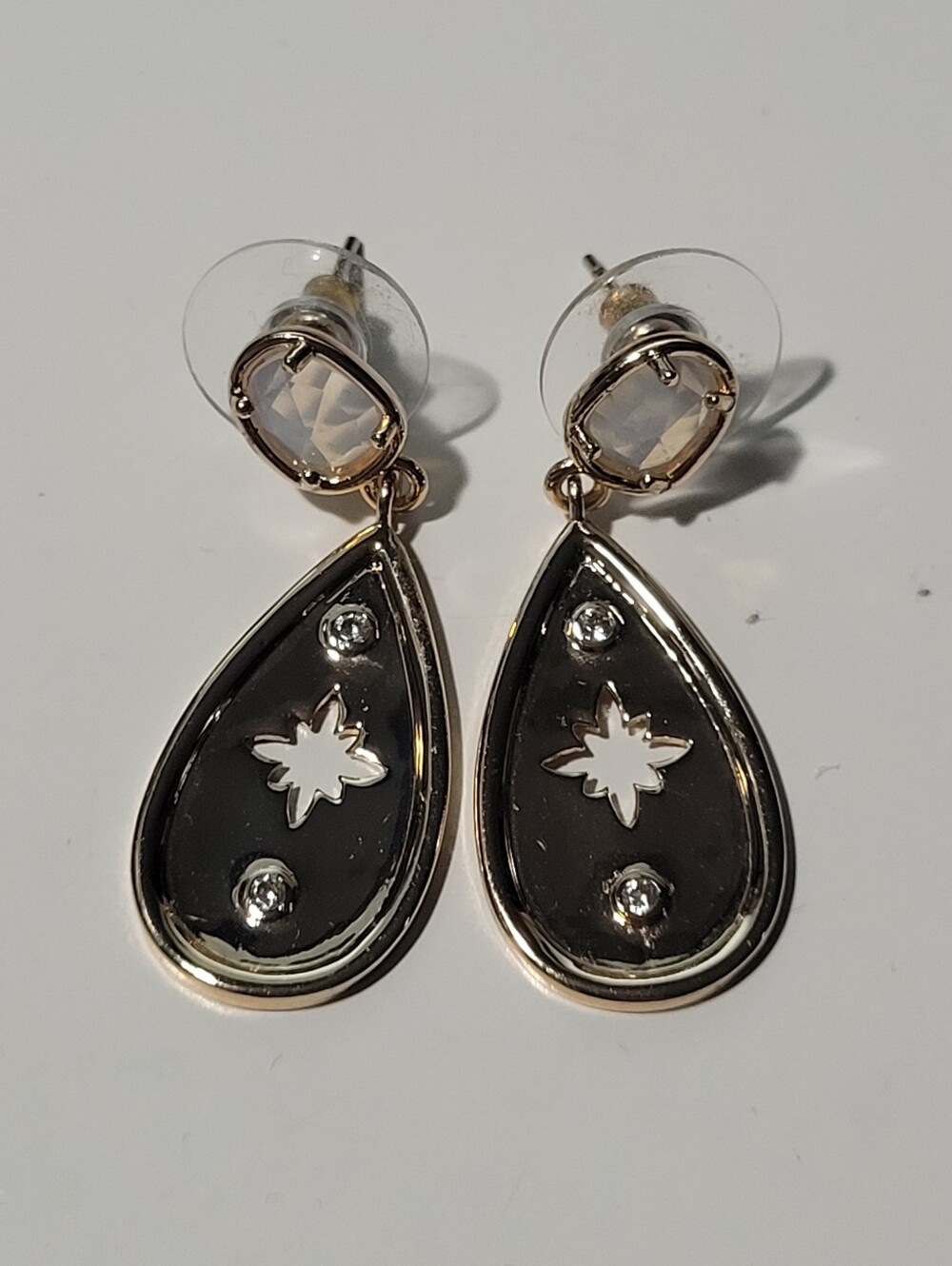 Reitmans Gold-Tone Mystical Teardrop Earrings